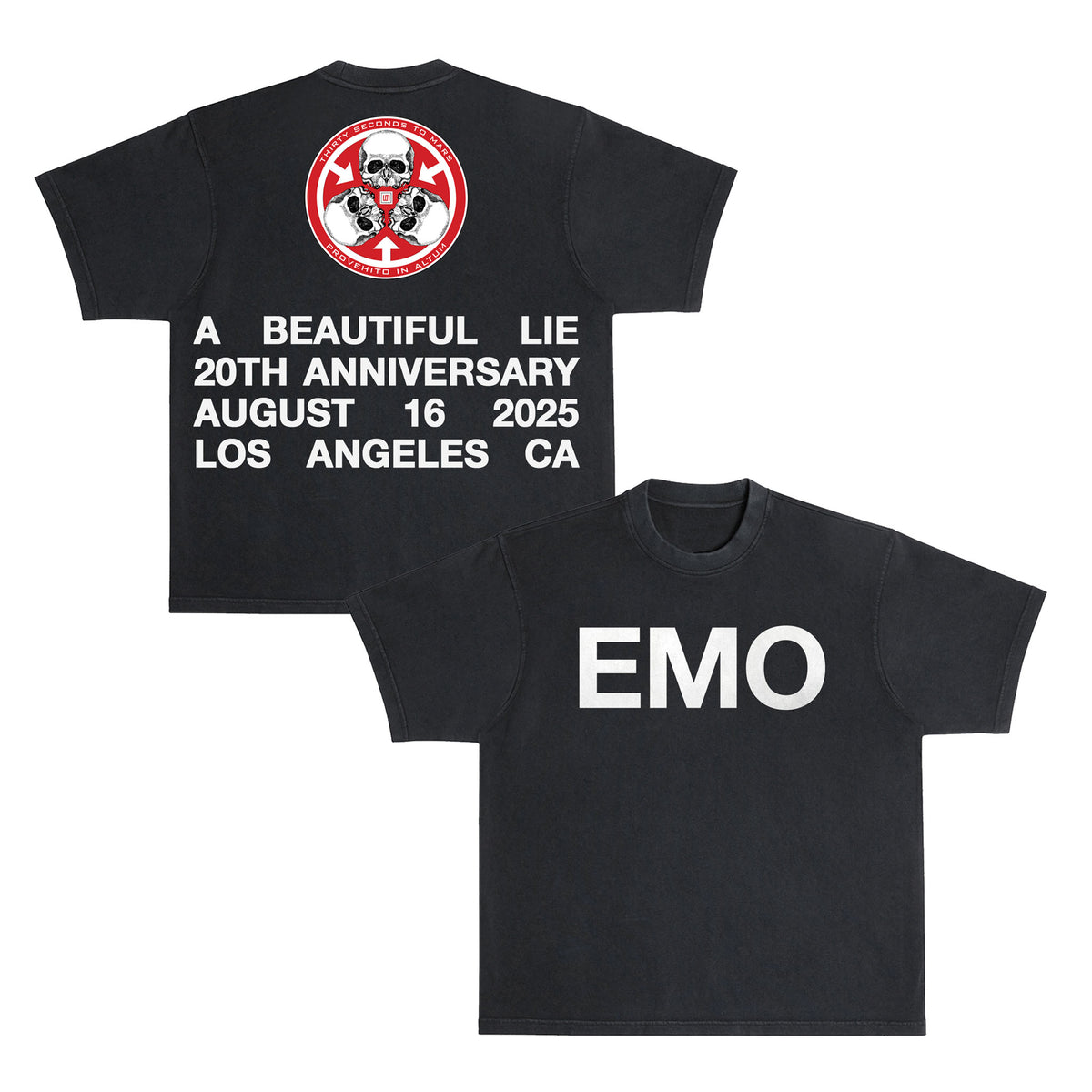 Emo ABL20 Anniversary Tee – Thirty Seconds To Mars Store
