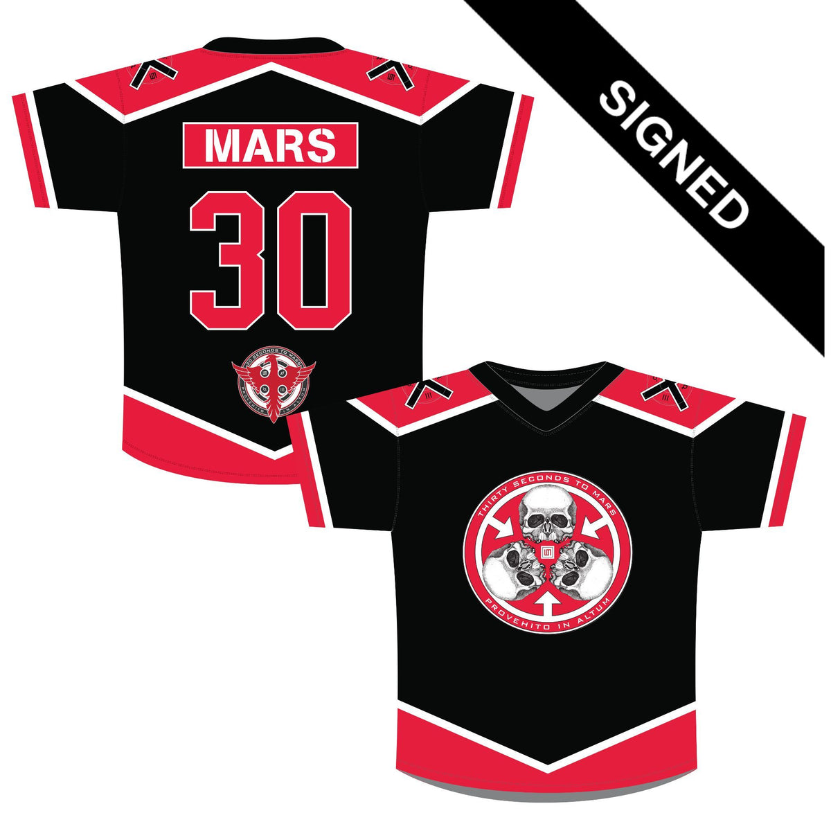 Thirty Seconds to Mars Signed Jersey - Authentic Band-Signed