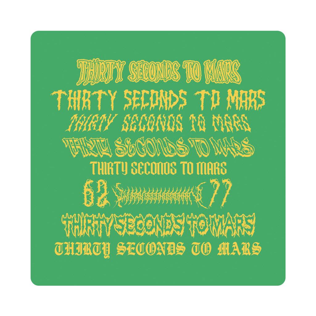 Thirty Seconds To Mars HEAVY METAL GLOW IN THE DARK STICKER