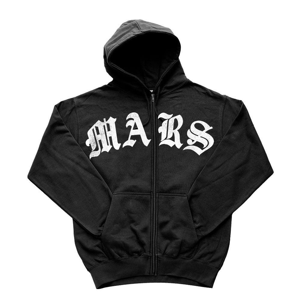 Thirty Seconds To Mars Holiday Zip Hoodie with MARS graphic