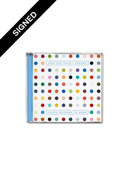Love Lust Faith + Dreams CD (Signed) – Thirty Seconds To Mars Store