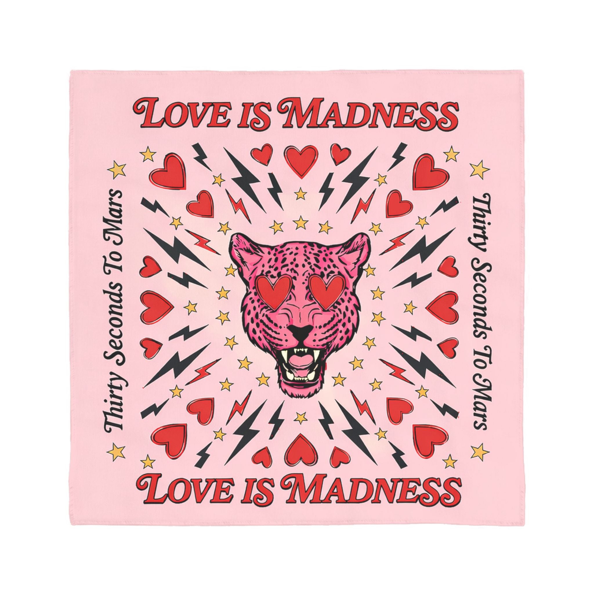 Love Is Madness Bandana – Thirty Seconds To Mars Store