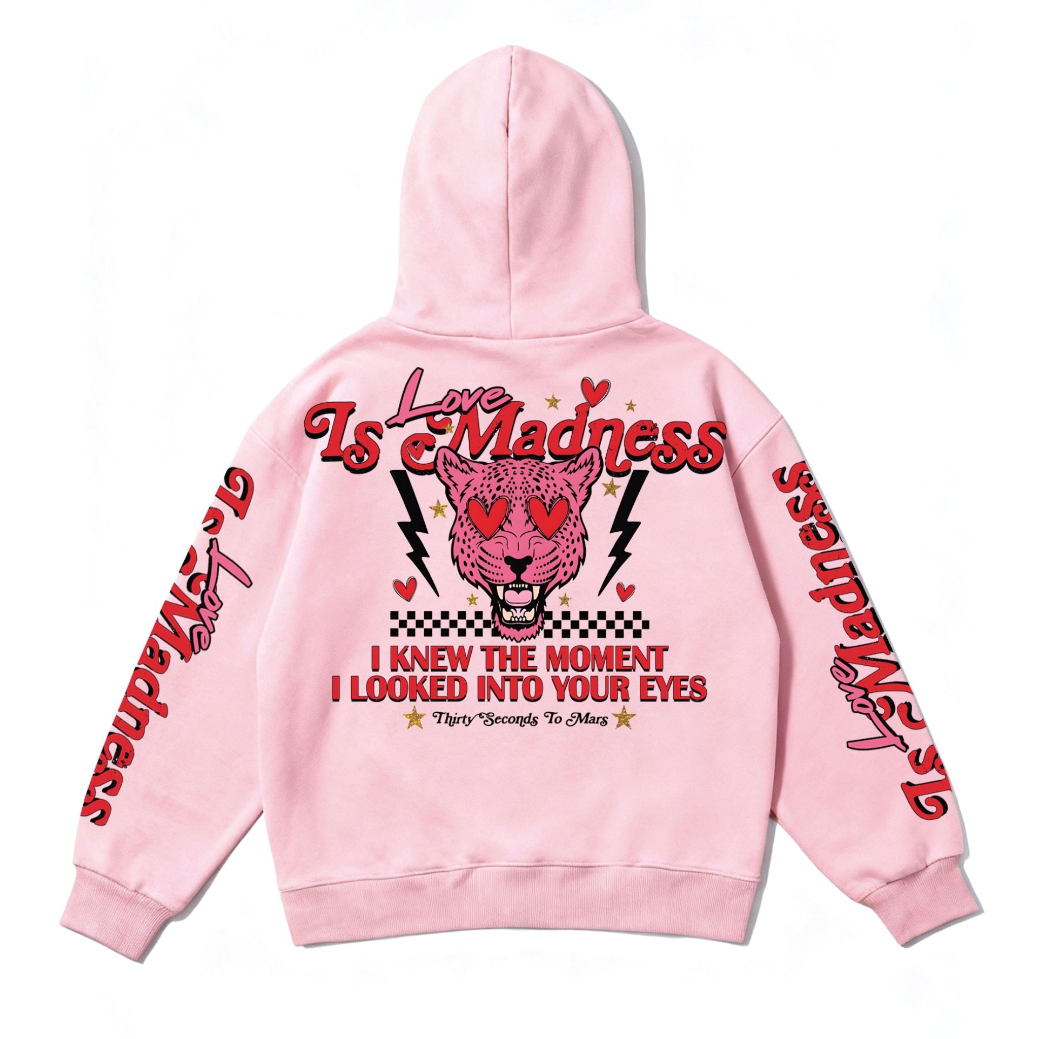 Love Is Madness Lyric Hoodie – Thirty Seconds To Mars Store