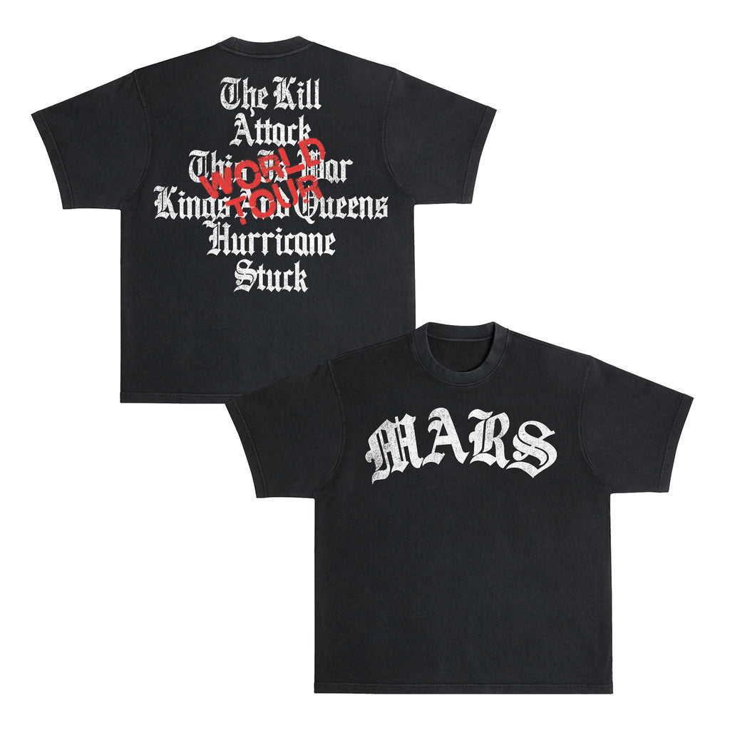 Thirty Seconds To Mars world tour tracklist tee