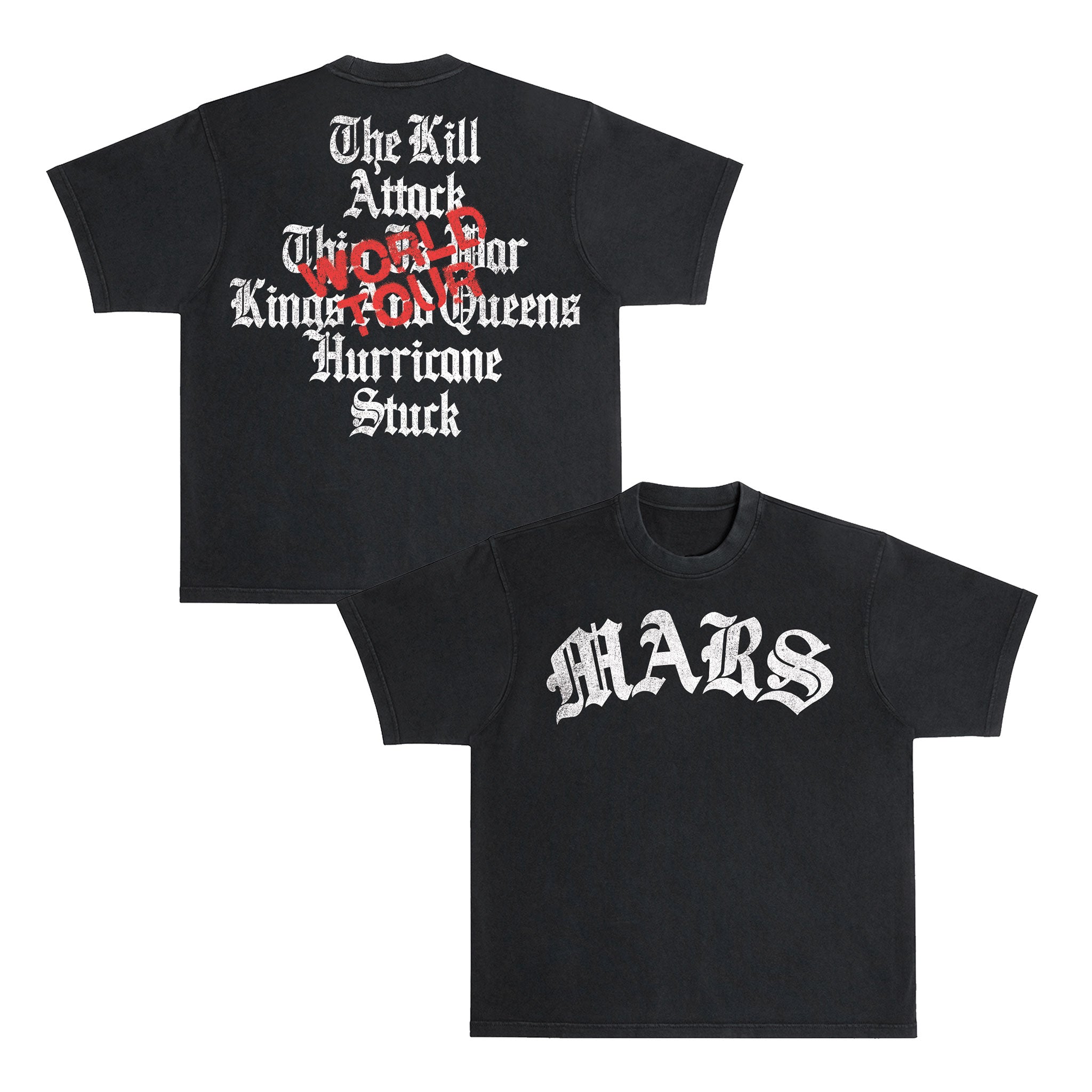 MARS World Tour Tracklist Tee – Thirty Seconds To Mars Store