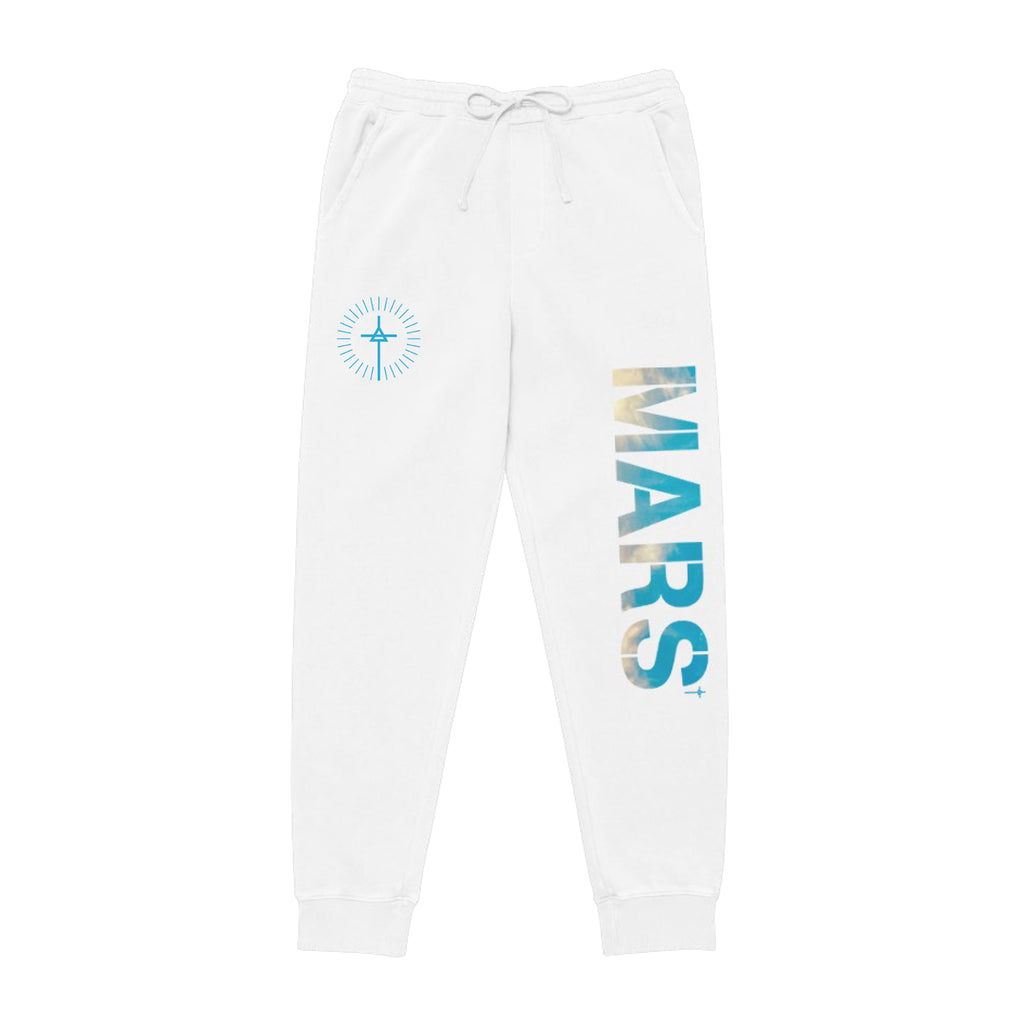It's The End Of The World But It's A Beautiful Day THIRTY SECONDS TO MARS CLOUD SWEATPANTS