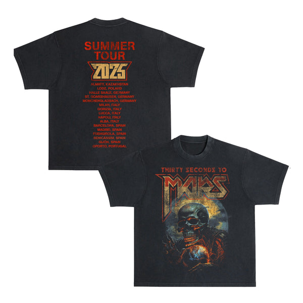 Summer Tour 2025 Vintage MARS Tee – Thirty Seconds To Mars Store